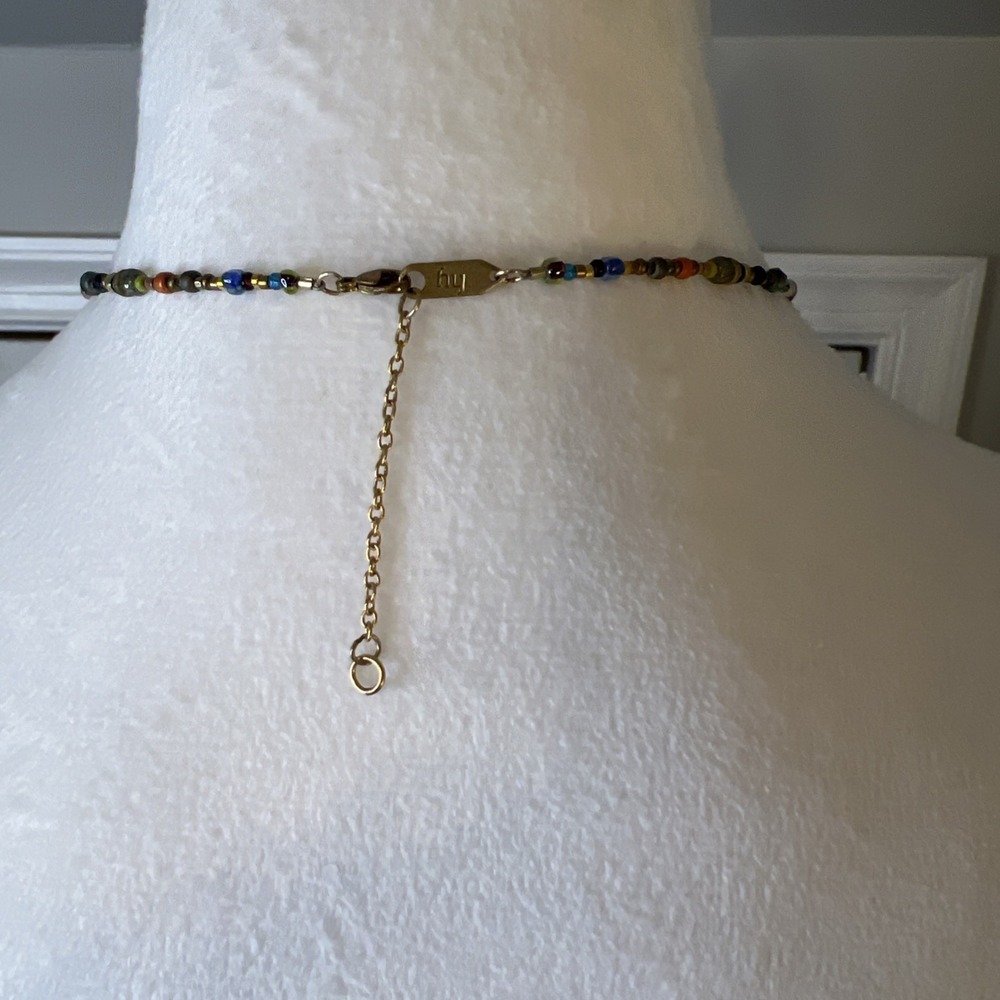 Holly Yashi Gold Plated And Bead Necklace - Picture 5 of 6